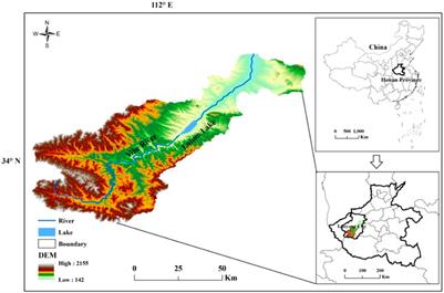 The impact of climate and land use changes on nitrogen and phosphorus pollution in the Luhun Lake Basin, China